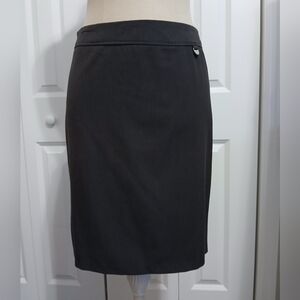 New York & Company Stretch Lasies Straight Knee Length Pencil Skirt Size 4 Plum